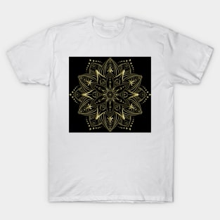 Gold Mandala 5 T-Shirt